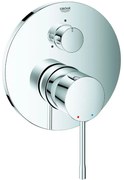 Външни части на вграден смесител за кран Grohe Essence New-Сребърен Гланцово