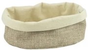 Horecano - Текстилен панер овален BEIGE 25x18xh12см (PB004)