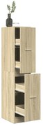 855171 vidaXL Аптекарски шкаф, дъб сонома, 30x41x144,5 см, инженерно дърво