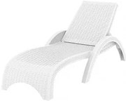 San Valente - Градински шезлонг Фиджи Бял