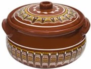 Керамичен гювеч с троянска шарка 3.5л /КК - Horecano