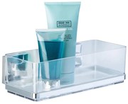 WENKO 22692100-Полица VACUUM-LOC QUADRO ED 25,5x14 cm сребриста/прозрачна