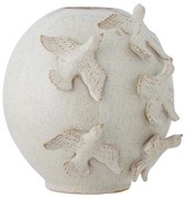 Кремава глинена ваза (височина 25 cm) Abira – Bloomingville