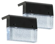 Immax 08501L - Комплект 2x LED RGB соларни стенни лампи LED/1W/1,2V 3500K IP65