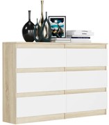 Практичен скрин R-120 - различни цветови варианти сонома микс бяло