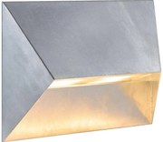 Nordlux - Външно стенно осветително тяло PONTIO 2xGU10/25W/230V IP54 сребристо