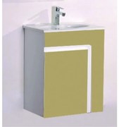 Конзолен PVC шкаф ICP 6055D с умивалник, 62x40x55см