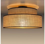 Плафон BOHO 1xE27/60W/230V Ø 40 см бежов