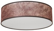 Плафон МЕТРОПОЛ, абажур Басари Кафяв