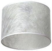 Плафон СЕТА, ø300, титан, абажур Басари Сребро, 1xE27