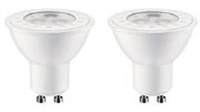 К-кт 2 бр. LED крушки PAR16 GU10/4,7W/230V 2700K - Attralux