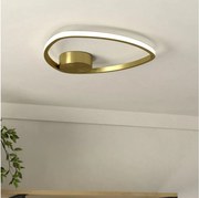 Eglo 902149 - LED таванен плафон MOSCHELLA LED/9,7W/230V златен