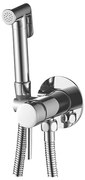 Aqualine - Смесител за бидета с душ за скрит монтаж лъскав хром