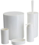 Комплект за баня CARMEN 5 бр. бял