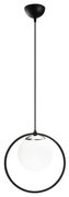 Черно метално висящо осветително тяло Opviq lights Vivi - Opviq lights
