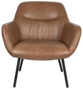 Кафяво кресло Dude – White Label