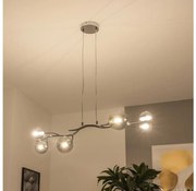 Brilagi - LED полилей на кабел MISTEL 6xG9/3W/230V черен хром/опушен