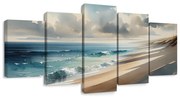 картини от 5 части – Нежни вълни на брега