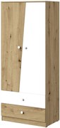Гардероб Nero 01 2-door-Natural-White