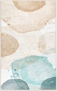 Кремаво-тюркоазен килим подходящ за пране 120x180 cm Puddle – Mila Home