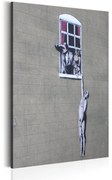 Печат върху платно - Добре закачен любовник от Banksy 40x60