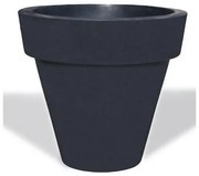 Serinova - Пластмасова кашпа ф106xh126см, 200л, антрацит-(PY126)