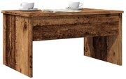 856930 vidaXL Кафе маса, старо дърво, 80x50,5x41,5 см, инженерно дърво