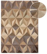 Бежов вълнен килим 160x230 cm Reverie – Flair Rugs