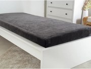 Тъмносив микрофланелен чаршаф 180x200 cm Exclusive - B.E.S.