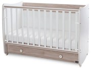 LORELLI Classic Легло-люлка 60/120 см. DREAM БЯЛО/СВЕТЪЛ ДЪБ