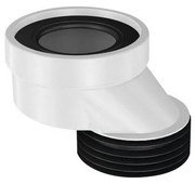 Bruckner - Маншет за тоалетна фиксиран, нецентриран черен/бял