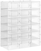 Модулен регал BOXIFY с отделения, бял