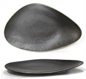 Horecano - Порцеланово плато триъгълно 24см ANTIQUE-BLACK (TR0001-9.5B)