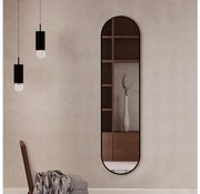 Baltica Design - Стенно огледало TINY BORDER 155x40 cm черно