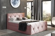 Тапицирано легло Crystal lux-Roz-120 x 200