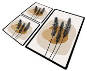 Кафяви килими за баня в комплект от 3 бр. 60x100 cm Day Sunrise – Foutastic