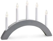 Сива светлинна декорация с коледен мотив Atle - Markslöjd