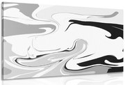 Картина на платно – Абстрактен модел в черно-бяло изпълнение