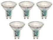 Комплект от 5 смарт GU10 50mm LED крушки прозрачни 4.7W 345 lm 2200-4000K