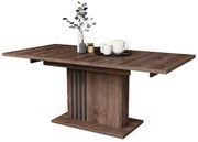 ЛЕОНЕЛ Кафяв дъб - МОДЕРНА РАЗТЕГАТЕЛНА МАСА ДО 180 cм!