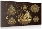Картина на платно – Златен Буда