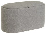 Светлосива табуретка от букле – Casa Selección