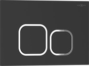 Mexen Tex 03 бутон за промиване, черен матов - 6103-02