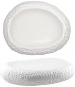 Horecano - Порцеланова чиния за презентация бяла 23см "Гнездо"-WHITE NEST- (F3002WY-9L)