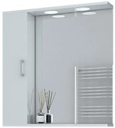 Огледало с ляво cabinet Drop Ritmo 75-White