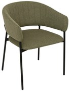 Трапезен стол с подлакътници atmosphera Solea, Корд - Кедрово зелено