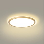 Brilagi - Ултра тънко LED осветително тяло за баня LED/18W/230V Ø 30 см златисто IP54