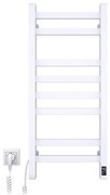 Sушилня за кърпи за баня с термостат AVANGARD 251W/230V 80,6 cm IP44 бяла лява