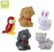 Eurekakids - Комплект гумени играчки Домашни любимци