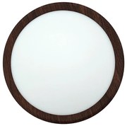 LED таванно осветително тяло LED/18W/230V 3000/4000/6500K Ø 23 см кафяво